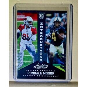 Rondale Moore 2021 Panini NFL Absolute Introductions Rookie Football #16 Card